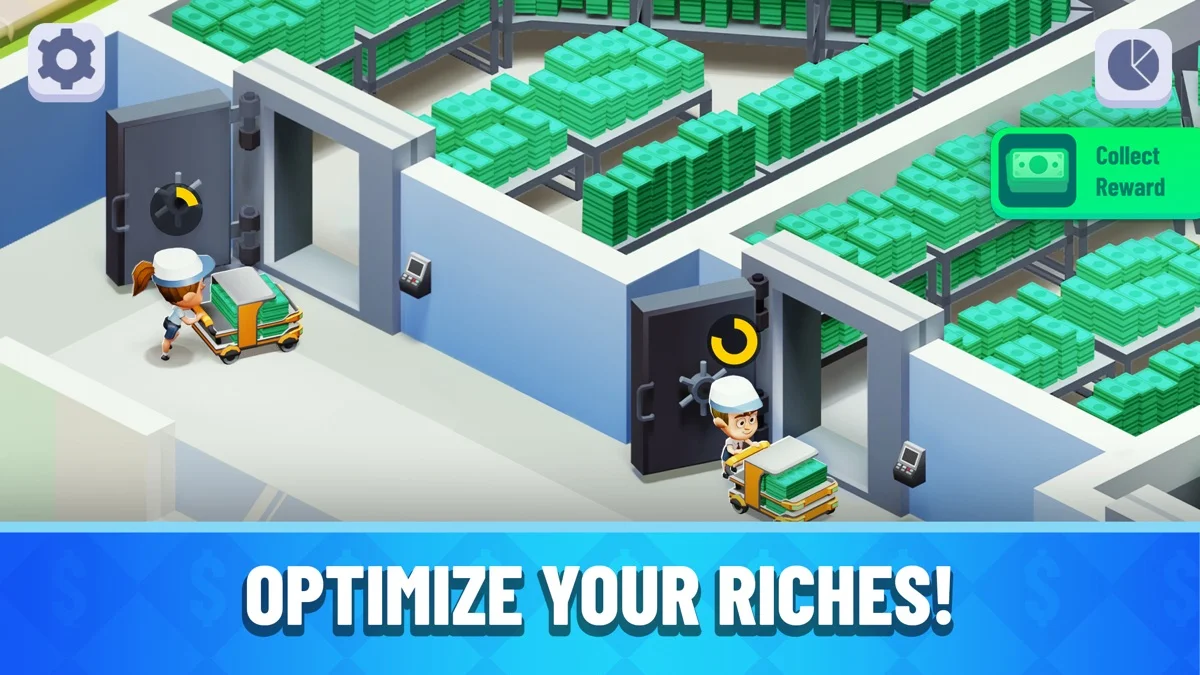 Idle Bank Tycoon: Money Game publisher promotional screenshot 2