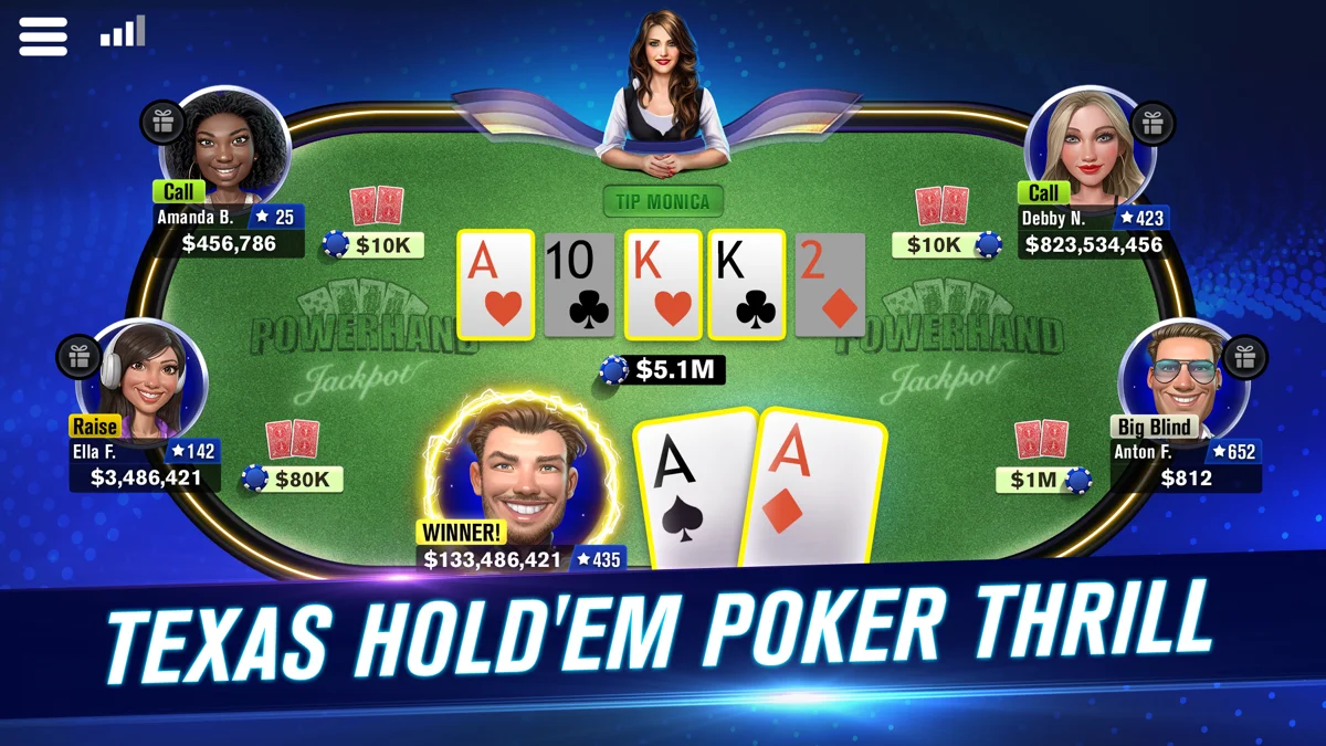 WSOP Texas Holdem Poker Game publisher promotional screenshot 2